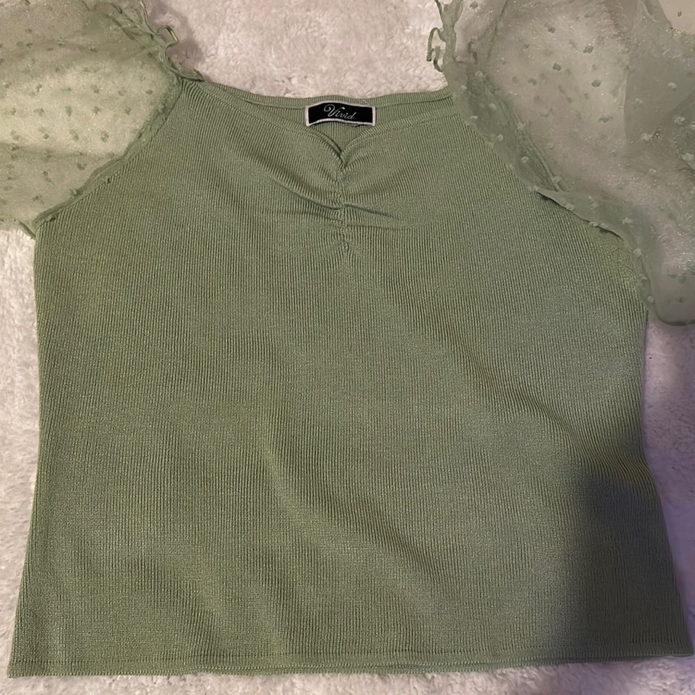 Green shirt